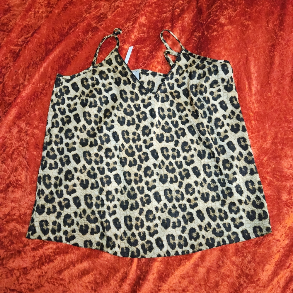 Asos leopard camisole - size 8